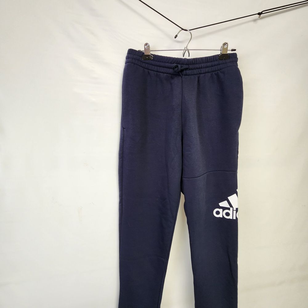 Adidas Regular Fit Navy Blue Athletic Sweatpants Training Joggers Sports Pants M - Picture 6 of 9